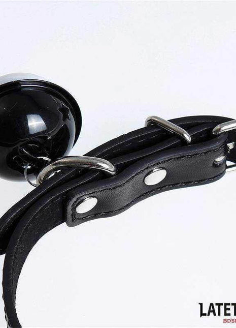 Collar with Bell Black Adjustable