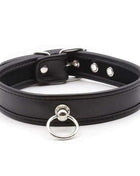 Black fashion collar with hoop detail