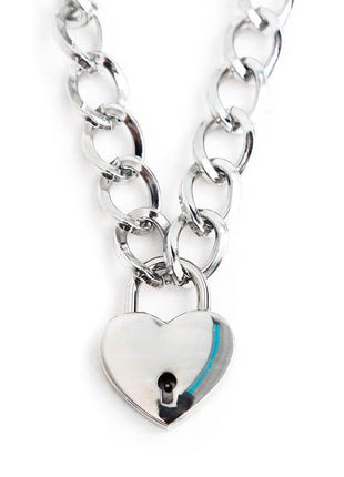 Collar with Lock Metal Size M 44 cm
