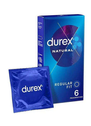 Box of Condoms Natural 6ud ultra-thin natural rubber latex condoms