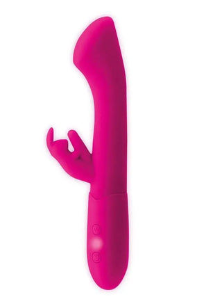 Cotton G-Spot and Rabbit Vibe USB Silicone Fuchsia