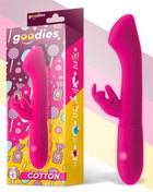 Cotton G-Spot and Rabbit Vibe USB Silicone Fuchsia