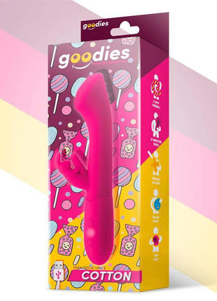 Cotton G-Spot and Rabbit Vibe USB Silicone Fuchsia
