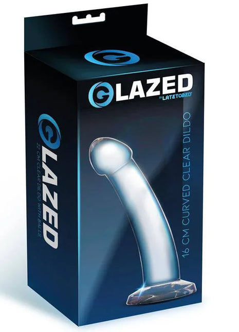 Curved Dildo Crystal Material 16 cm