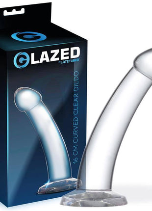Curved Dildo Crystal Material 16 cm