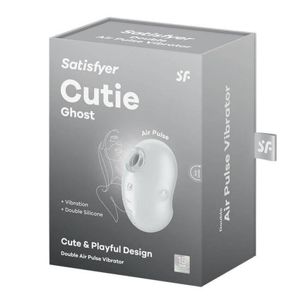 Cutie Ghost Air Pulse Vibrator Clear
