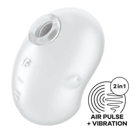 Cutie Ghost Air Pulse Vibrator Clear