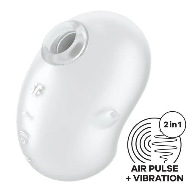 Cutie Ghost Air Pulse Vibrator Clear