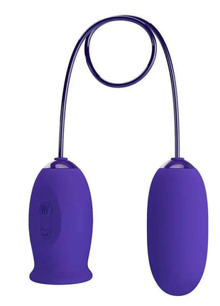 Daisy Youth Egg Vibrator and licking tongue
