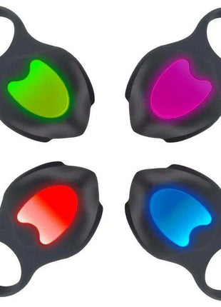 Darkblack silicone vibrating ring with LED remote control