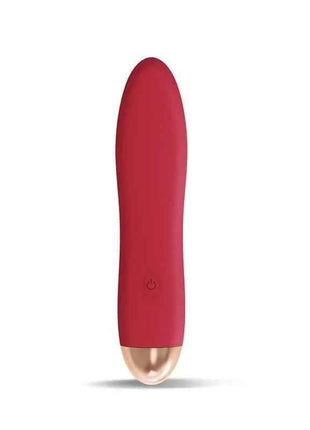 Dawel Stimulator 10 speeds rust red sleek ergonomic personal massager with water-resistant design