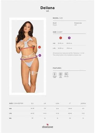 Deilana Open Bra Set