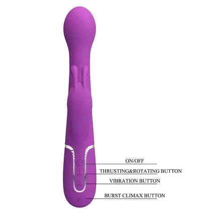 Thrusting and Rotation Vibrator Twinkled Dejon