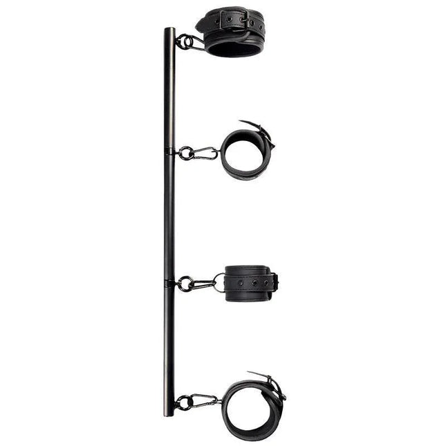 Detachable Rigid Spreader Bar 4 Detachable Neoprene Vegan Leather Cuff