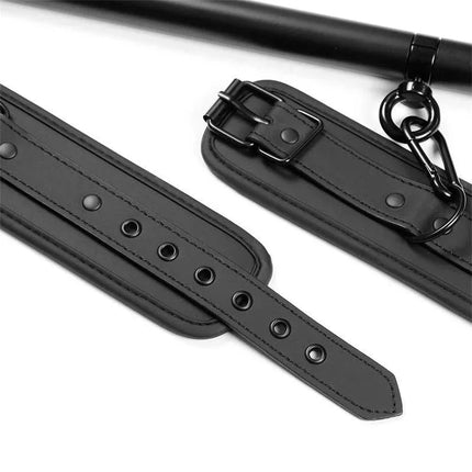 Detachable Rigid Spreader Bar 4 Detachable Neoprene Vegan Leather Cuff