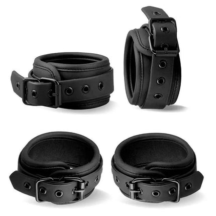 Detachable Rigid Spreader Bar 4 Detachable Neoprene Vegan Leather Cuff