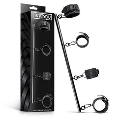 Detachable Rigid Spreader Bar 4 Detachable Neoprene Vegan Leather Cuff