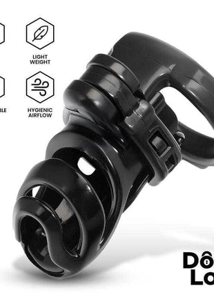 Detention Chastity Cage for Prince Albert Piercing