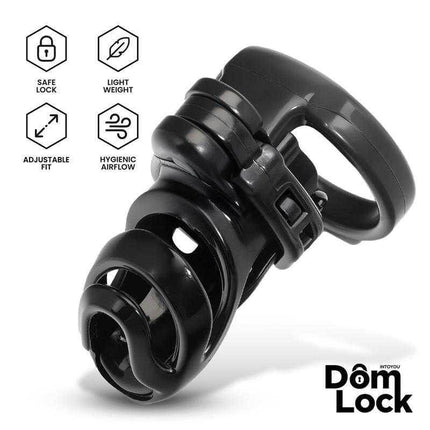 Detention Chastity Cage for Prince Albert Piercing