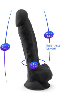 Dildo Dual Density Mod. 1 - 7 Black