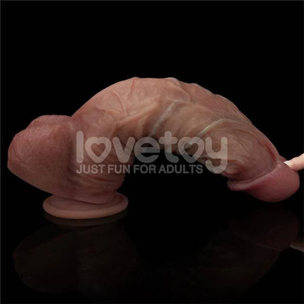 Dildo Dual Layered XXL 10.5 Black