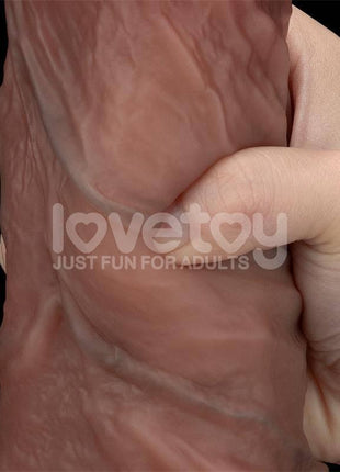 Dildo Dual Layered XXL 10.5 Black