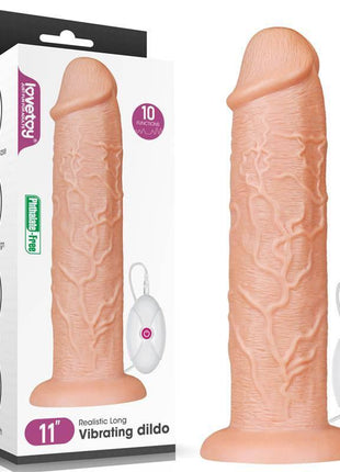 Dildo King 11 with Vibration Flesh