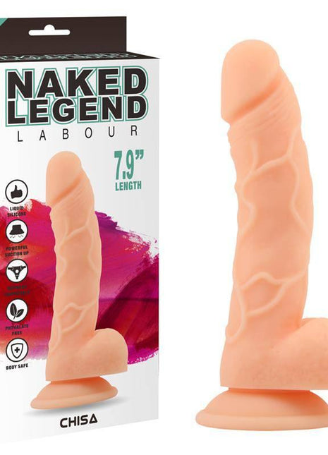 Dildo Labour 8 Liquid Silicone Flesh