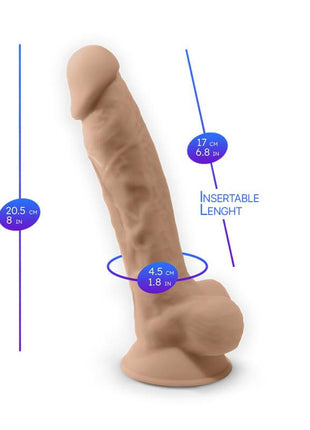 Dildo Mod. 1 - 8 ZD03 10 Vibrating Functions and Remote Control