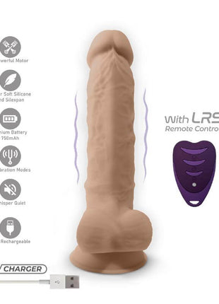 Dildo Mod. 1 - 8 ZD03 10 Vibrating Functions and Remote Control