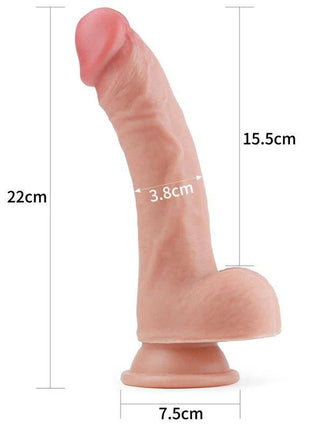 Dildo Nature 8 Liquid Silicone Flesh
