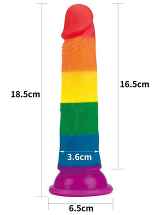 Dildo Prider 7 Liquid Silicone LGBT