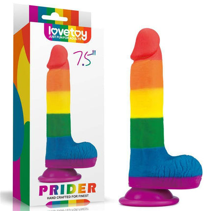 Dildo Prider 7.5 Liquid Silicone LGBT