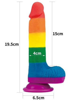 Dildo Prider 7.5 Liquid Silicone LGBT