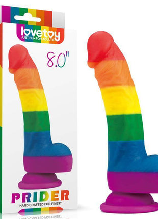 Dildo Prider 8 Liquid Silicone LGBT