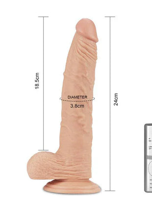 Dildo Real Extreme with Vibration 9.5 Flesh