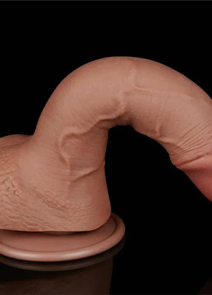 Dildo Sliding Skin 7.5 Brown