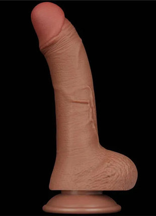 Dildo Sliding Skin 7.5 Brown