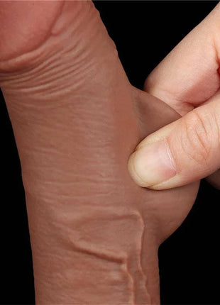 Dildo Sliding Skin 7.5 Brown