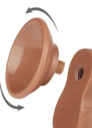 Dildo Sliding Skin 8 Brown