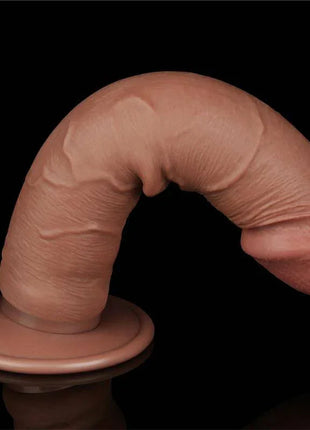 Dildo Sliding Skin 8 Brown