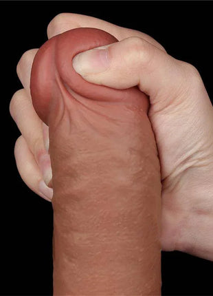 Dildo Sliding Skin 9.5 Brown