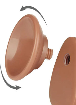 Dildo Sliding Skin 9.5 Brown