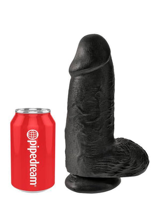 Dildo with Balls Chubby 9 Black