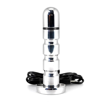 Dildo-Butt Plug — Dual-Use Aluminum Stimulation