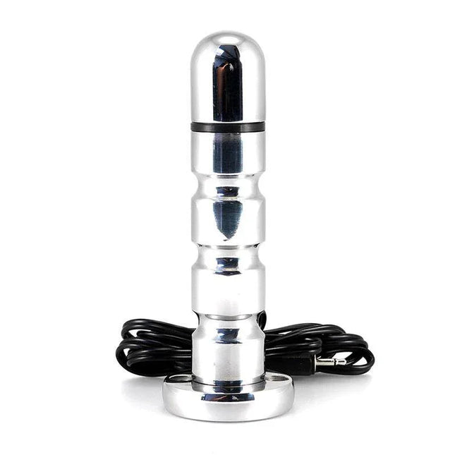 Dildo-Butt Plug — Dual-Use Aluminum Stimulation