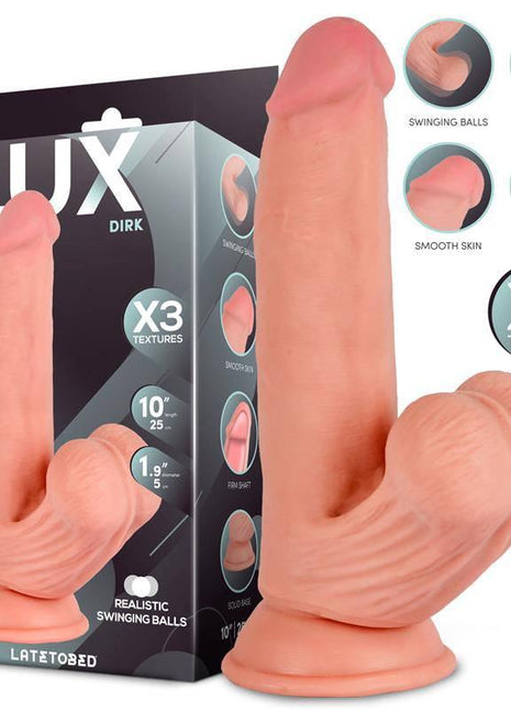 Dirk Triple Density Dildo with Swinging Balls 10