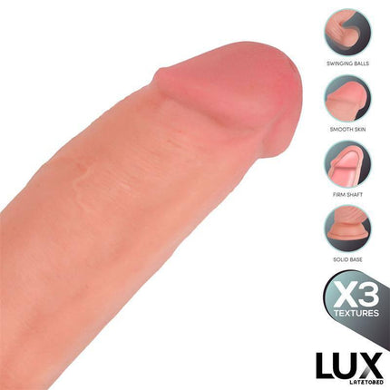 Dirk Triple Density Dildo with Swinging Balls 10