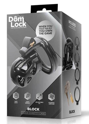 Domlock Chastity Cage: Internal Lock Mastery