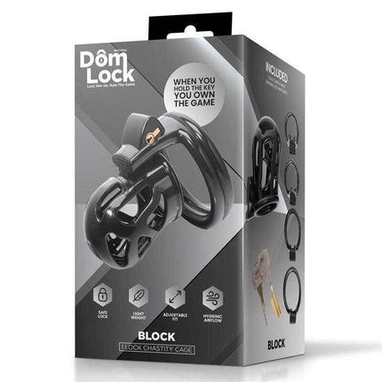 Domlock Chastity Cage: Internal Lock Mastery
